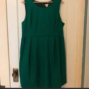 J Crew Factory Green Professional Dress, Sz. 20